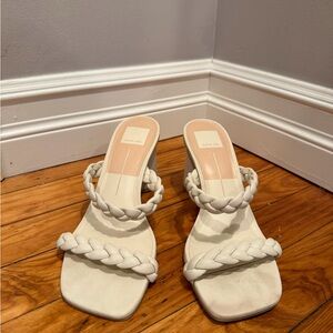 Dolce Vita Cream Braided Heels